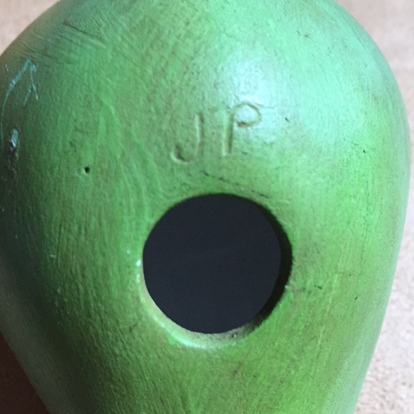 Vintage ceramic pear and lemon signed "JP" or "JQ" - Picture 4 of 4